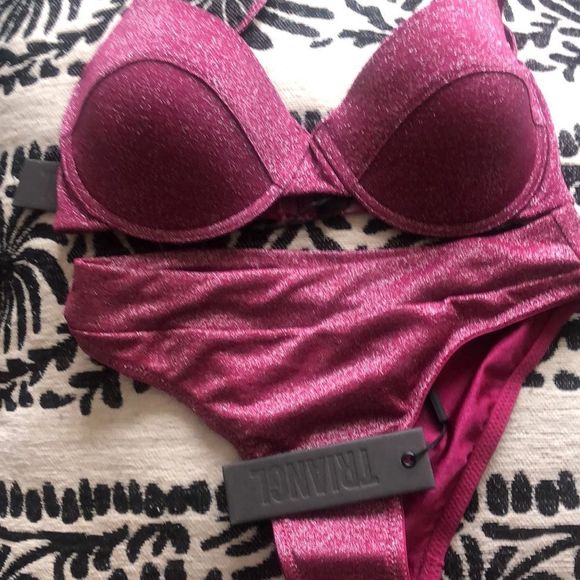 TRIANGL MACIA GRAPE SPARKLE NWT + BAG - Picture 7 of 8